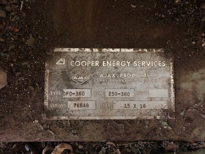 Used Cooper Energy  AJAX 360 Gas Compressor