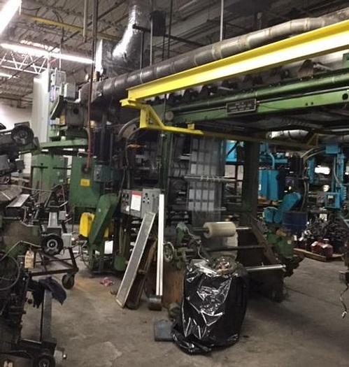 Used 36" REBUILT KIDDER CI PRESS 6 COLOR TURRETED UNWIND AND REWIND