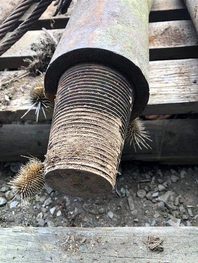 Used 7-3/4" x 41" Chisel Bit for Cable Tool