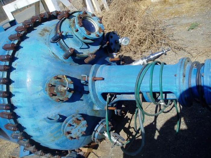 Used Reactor, 265 Gallon, Glass Lined, 30 PSI, Jkt, Agit, #S736725