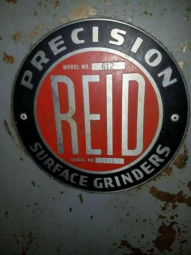 Used Reid Precision Surface Grinder Model 6" x 12" 550 Volts with Magnetic Chuck