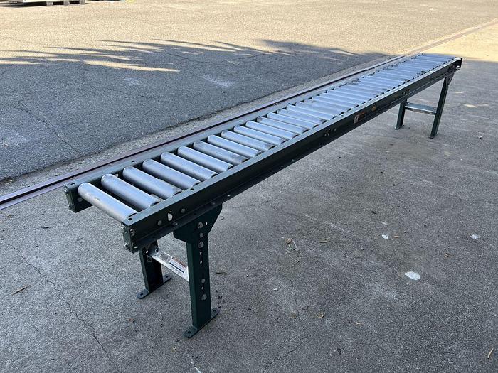 Used Conveyor, Roller, 13" x 10' long, 1500-Pound Capacity, Hytrol #S744849