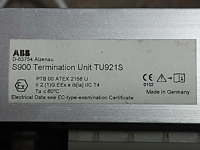 Gebraucht Redundant Termination S900, Unit TU921S ABB gebraucht