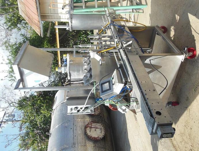 Used Filler, Piston, 4-Head, Inline, Accutek, Mdl AVF4, #S742287