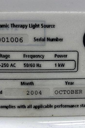 Used Lumiere Photodynamic Therepy Light Source Red light