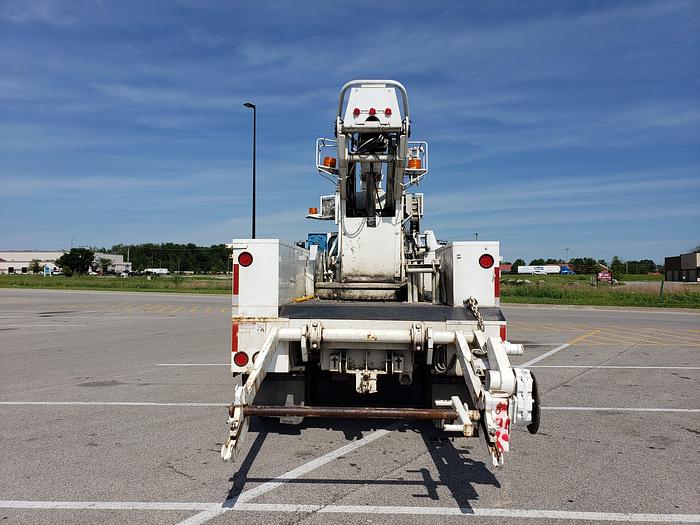 Used LOOK! 1996 Ford F800 T40D Cable Placer Bucket Truck