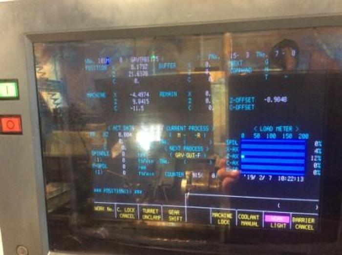 Used 1990 Mazak Slant Turn 28N ATC CNC Lathe