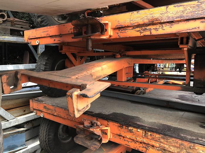 Gebruikt Fetra Transport wagen, Platte kar