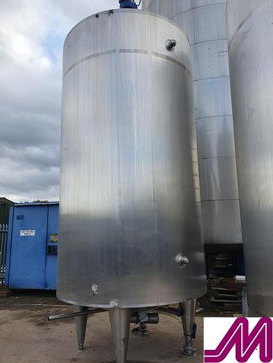 Used 10,000 Litre Stainless Steel Jacketed & Insulated Mixing Tank