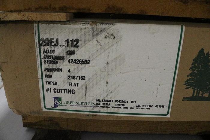 Unused Beloit DD4000 Refiner 20" Diameter Disc Plate Set #32358