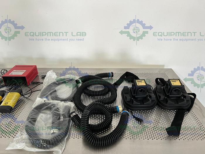 Used 3M  5 Unit Charging Station 520-03-72 w/ 3M Masks and Hoses