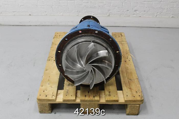 Used Sulzer 6SMO15 Pump Power End, 9-Vane 13.5" Stainless Steel Impeller #42139