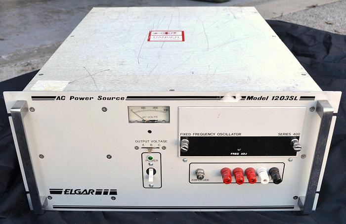 Used Elgar 1203SL-11 Series 400 AC Power Source
