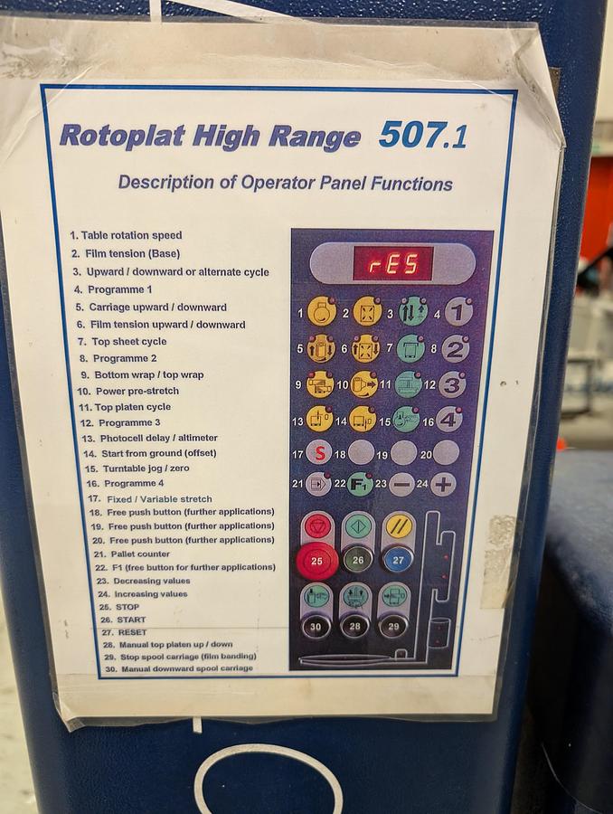 Used Robopac Rotoplat 507.1 PDS