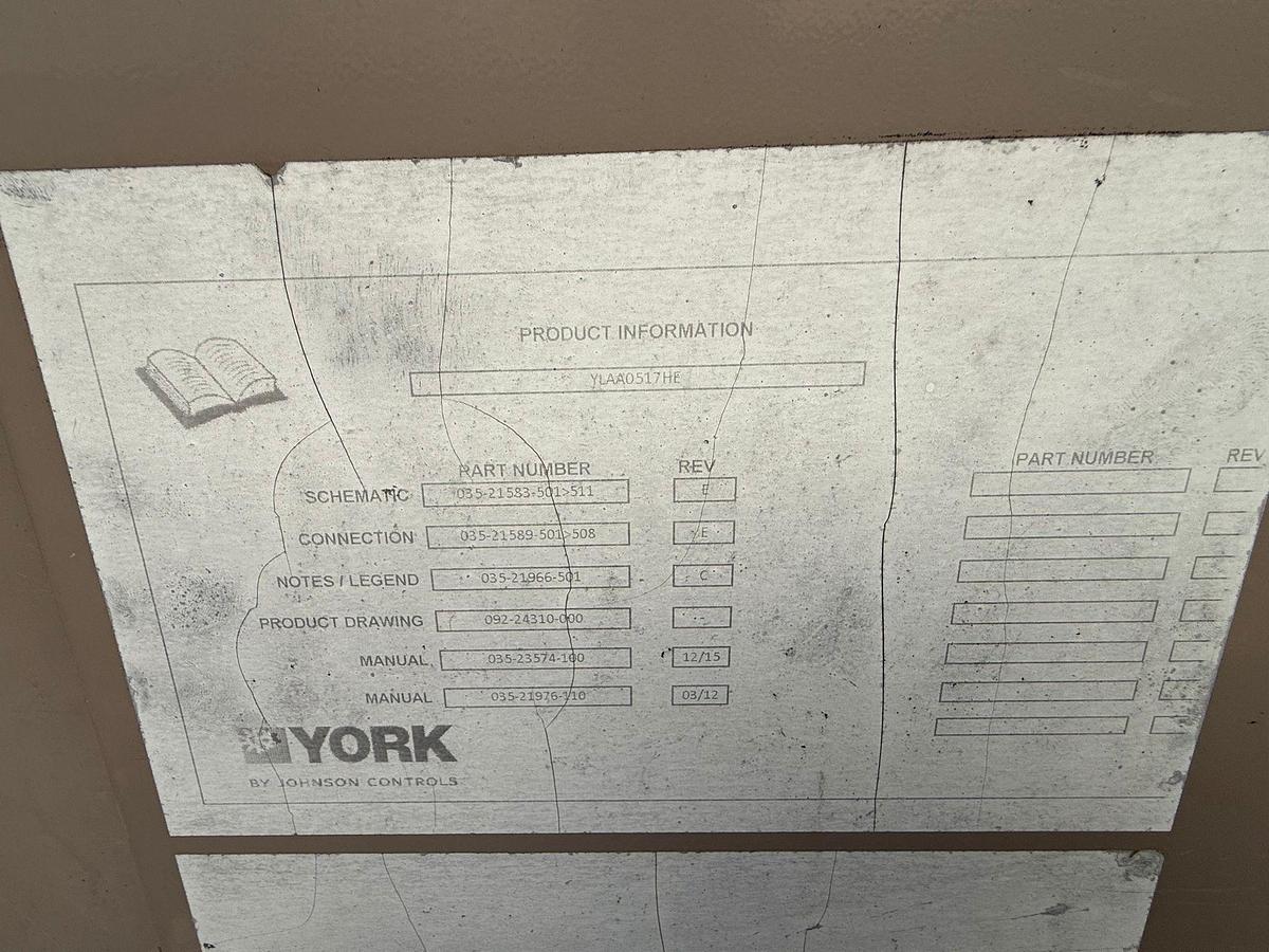 Used 2017 York Chiller Unit