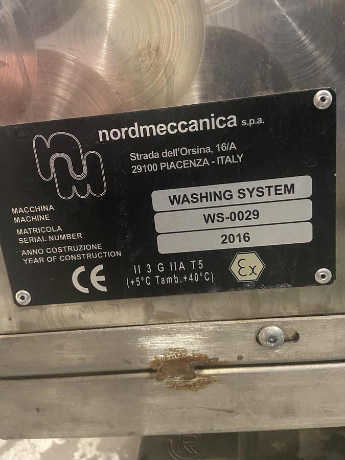 Used 2016 Nordmeccanica Solvent Mixer