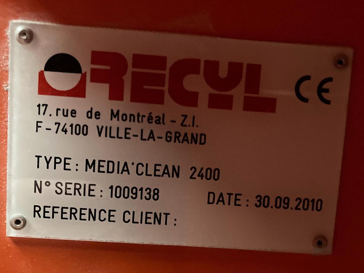 Used 2010 RECYL MediaClean 2400