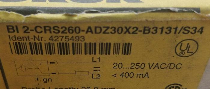 Turck Bi2-CRS260-ADZ30X2-B3131/S34 Position Sensor