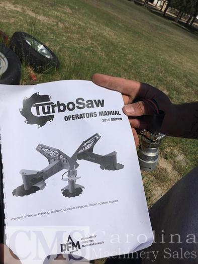 Used 2015 Turbosaw Skidsteer Attachment