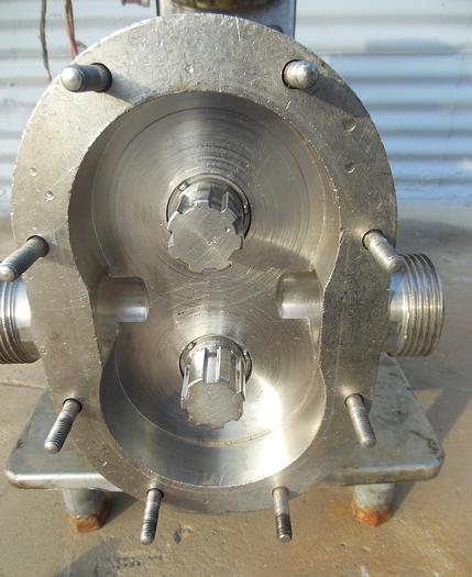 Used Pump, Positive, Waukesha, Model 025, Stainless Steel, 1.5", 1 HP #S742587