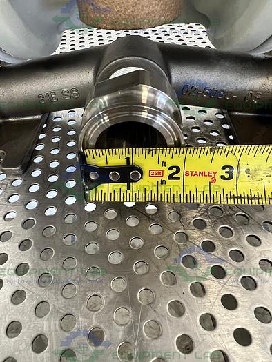 Used Wilden  Stainless Steel T2  Air-Operated Double Diaphragm Pump 1 1/2"