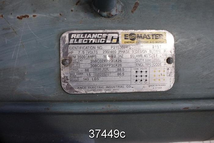 Used Sulzer CTP 11-1 Pump, 1x1.5x7, 5 Vane 6" Impeller #37449