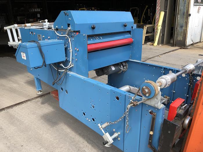 Used 30" ROSENTHAL SHEETMASTER W/ CONVEYOR MODEL SM-30-ZC MFG. 2012