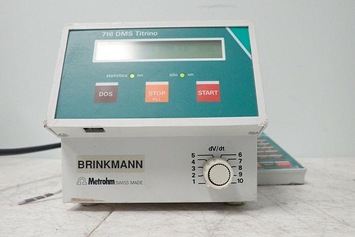 Used Brinkmann Metrohm 716 DMS Titrino with Keyboard and Extras