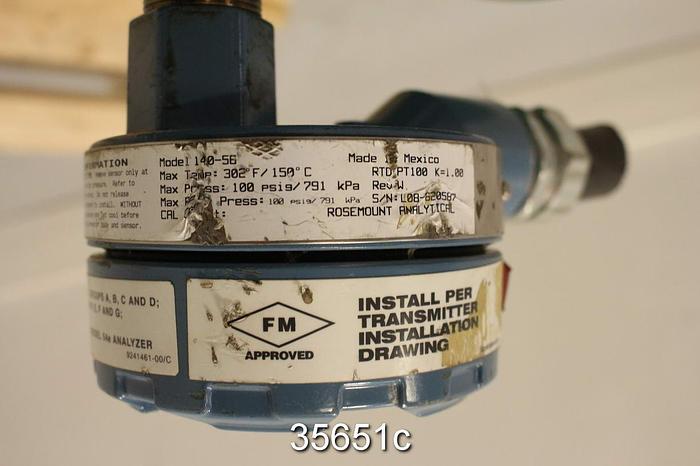 Used Rosemount 140-56 6" Magnetic Flow Tube #35651