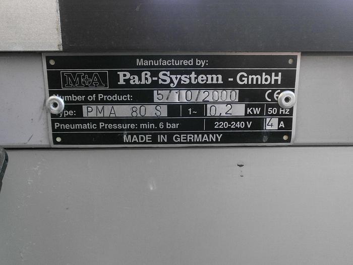 Gebraucht 1992 M + A Pass-System PMA 80