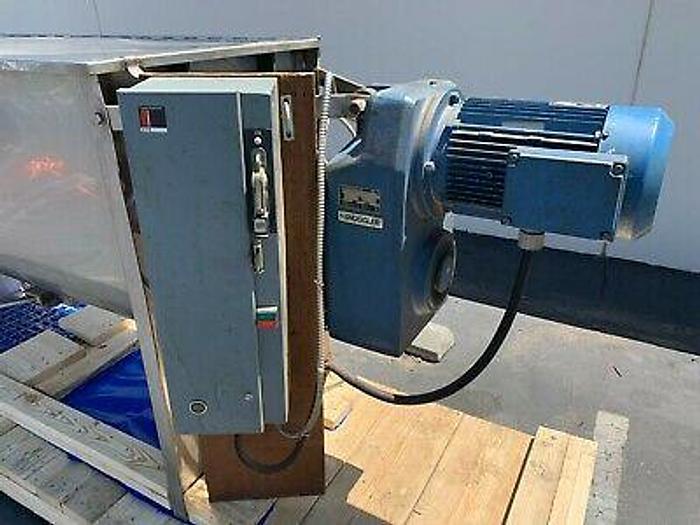 Used Jaygo 40 Cu Ft Stainless Steel Ribbon Blender w/ 7.5 HP Motor