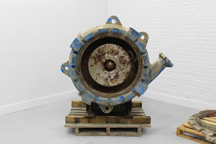 Used Goulds 5500 4x6x29 Pump, Iron Casing, 4-Vane Single 22.875" Impeller #43806