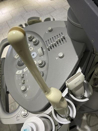 Gebraucht Siemens Acuson Antares Ultrschallsystem mit 3x Sonden, Mitsubishi P93D Drucker, DVD Recorder