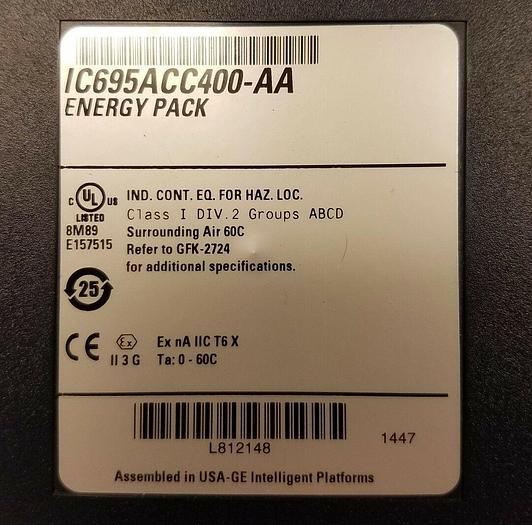 Used GE IC695ACC400-AA Energy Pack