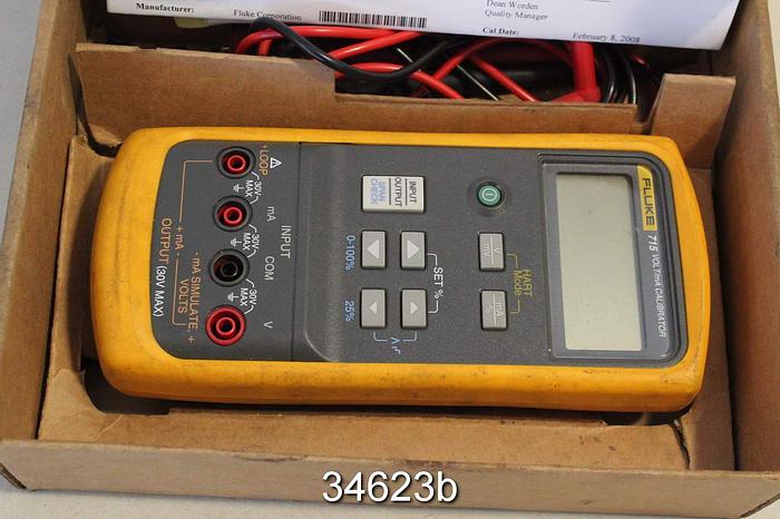 Used Fluke 715 Volt/mA Calibrator #34623