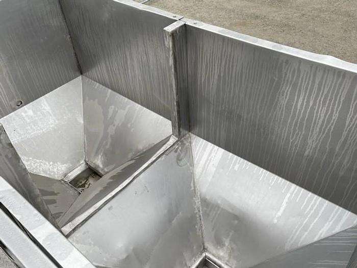 Used Stainless Steel Dual Surge Hopper System