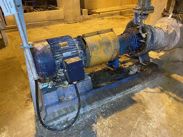 Used 6X8X13 GOULDS PUMP WITH 25HP 460 VOLT MOTOR