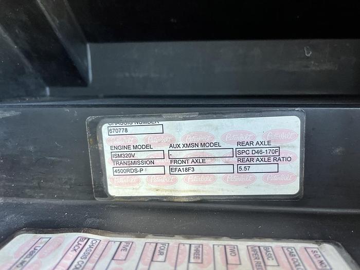 Used 2007 Peterbilt 357 Tri-Axle Dump Truck#5608