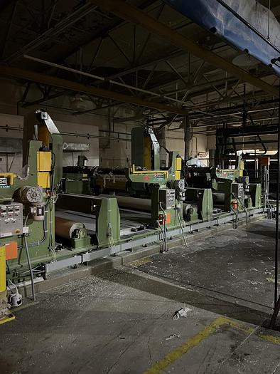 Used TOSCHI - TOSOTEC 4000-3S 134" (3400MM) TWO DRUM SLITTER REWINDER FOR TISSUE