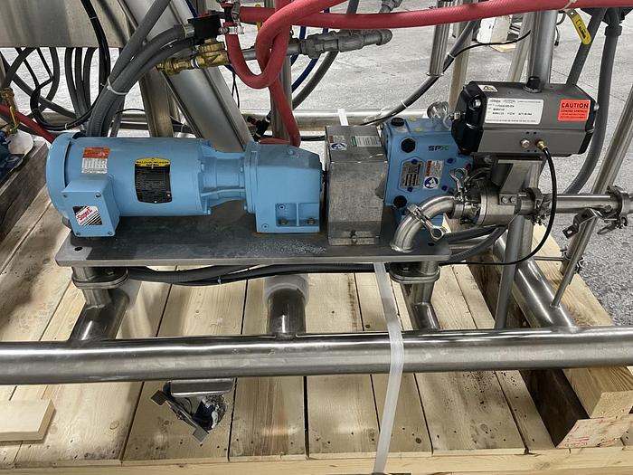 Used 20 LITER LEE TRI-MIX TURBO SHEAR KETTLE - S/S - VACUUM - JACKETED