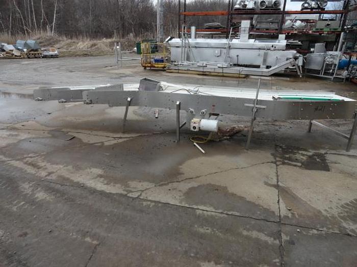 Used Conveyor; 3 Lane S-Turn; 10"W x 18'L