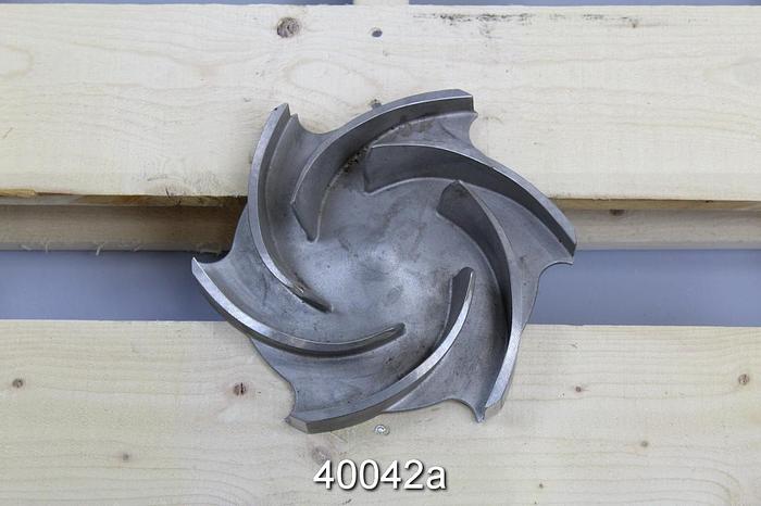 Unused Goulds 3196 3x4x10 6-Vane Pump Impeller #40042