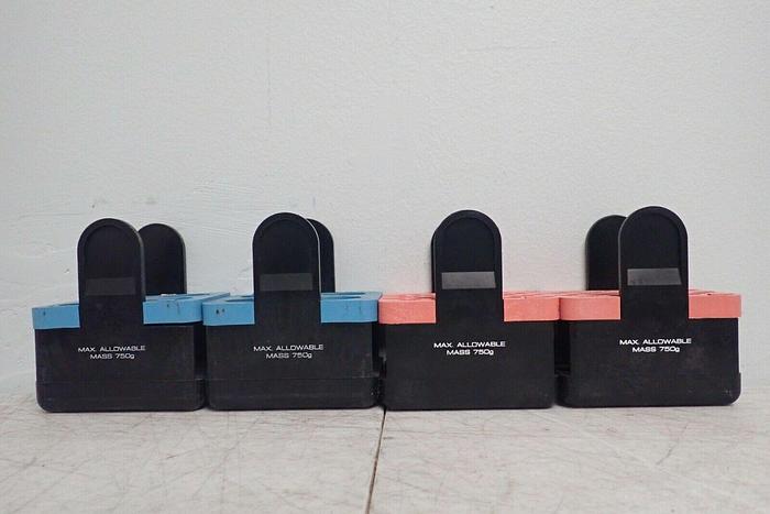 Used Lot of 4 Sorvall 00830 00842 Centrifuge Swing Rotor Bucket Inserts