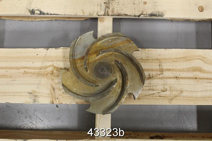 Used Goulds 3196 2x3x10 CN-7M 8" Diameter 5-Vane Impeller #43323