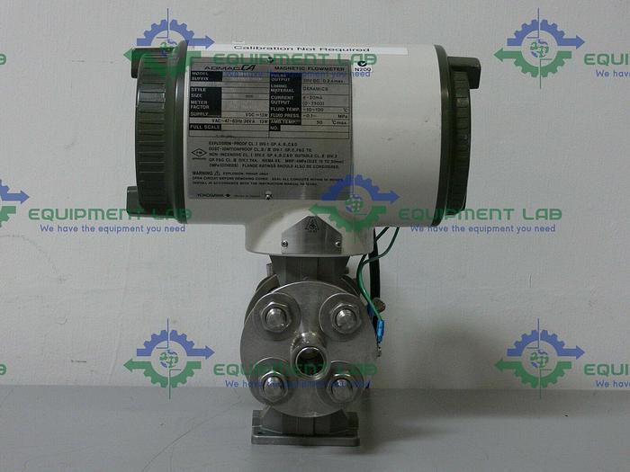 Used Yokogawa ADMAG CA CA115SN Magnetic Flowmeter w/ 3/4" Sanitary Fittings & Anderson Gauge
