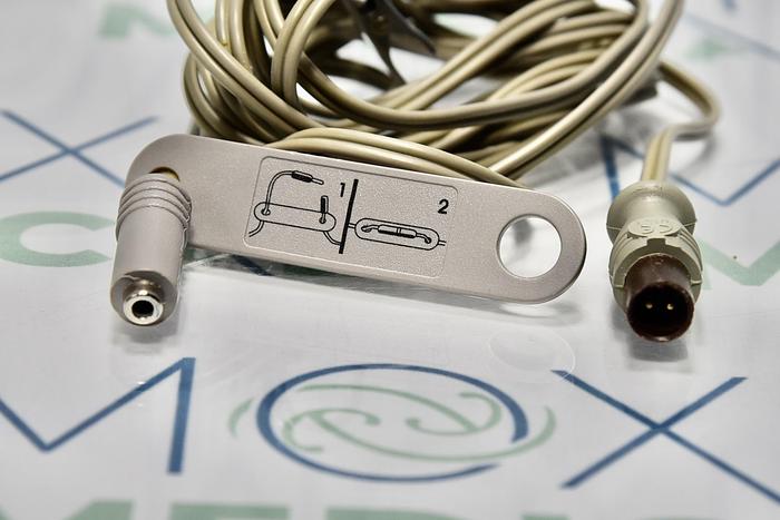 Used Philips 21082A Connector Cable for Disposable Temperature Probe REF 989803100921