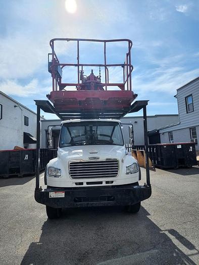 Used 2017 Elliott G85R Sign Crane on 2017 Freightliner M2-106 6x4 Reg Cab Flatbed Truck - MB7599