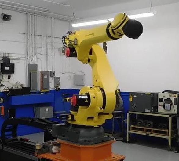 Used FANUC R2000iC/210L ROBOT ON  GUDEL RTU WITH R30iB CONTROLLER