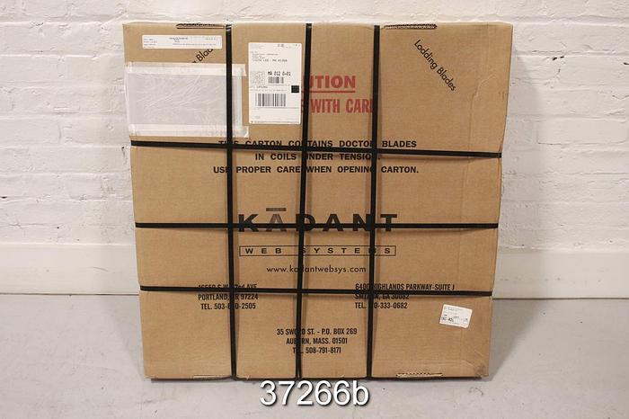 Used Kadant Kadant Doctor Blade, KF Yellow Poly .025x3x121.25 #37266
