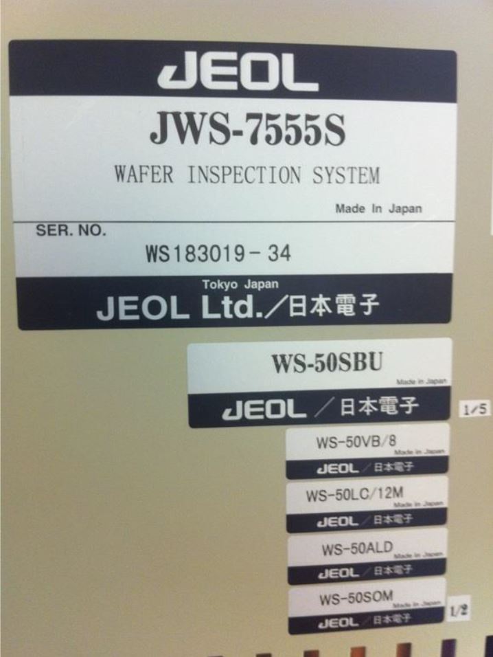 Used Jeol JWS-7555S Wafer Inspection System 200mm